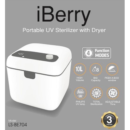 IBerry UV Sterilizer with dryer BE704