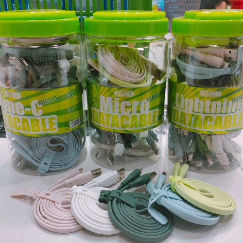 KABEL DATA ROBOT RGL100 IPHONE 1 TOPLES ISI 20PCS