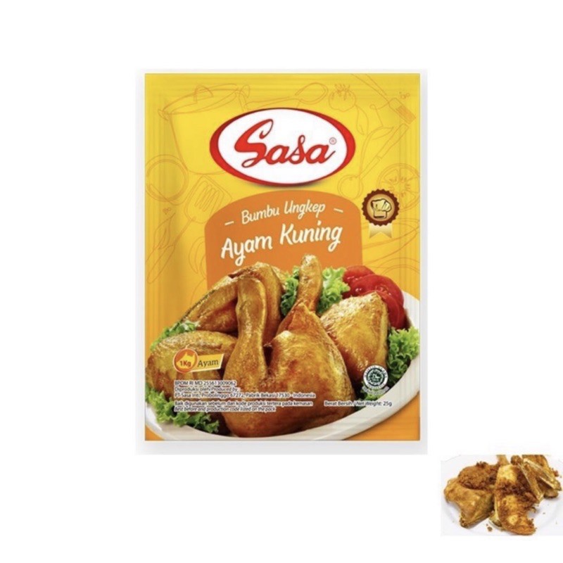 

sasa bumbu ayam kuning 25 gram