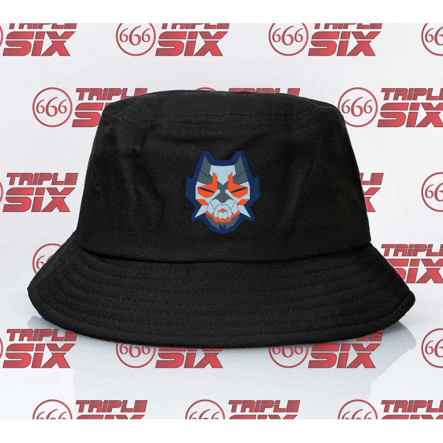 Topi Bucket Gaming Valorant Yoru Oni Mask 3D Logo