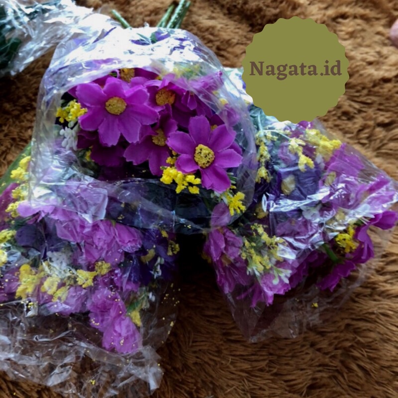 NAGATA Beauty Daisy Artificial Flower Bunga Aster Bunga Daisy Bunga Hias Dekorasi Backdrop Seserahan
