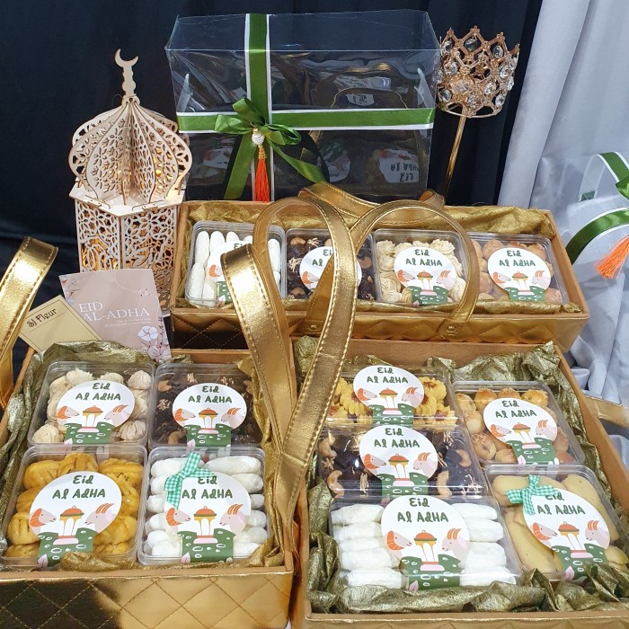 

Hampers idul adha lebaran haji parcel 2 - Toples 4 kotak.