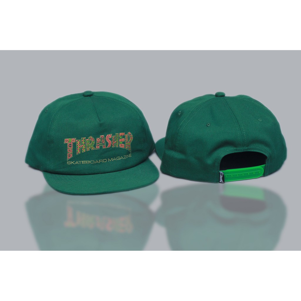 Topi Thrasher Davis Forest Strapback Snapback Cap