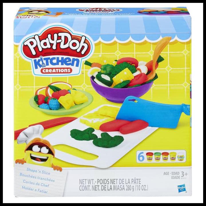 play doh shape and slice