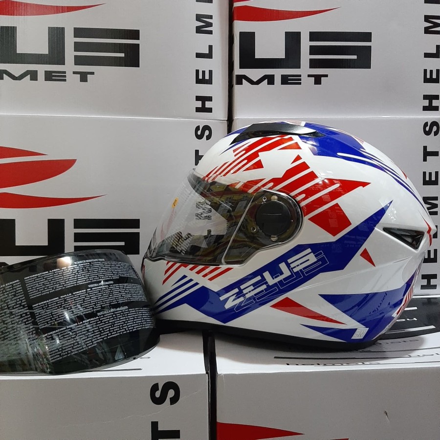 ZEUS 811 MOTIF WHITE AL28 BLUE