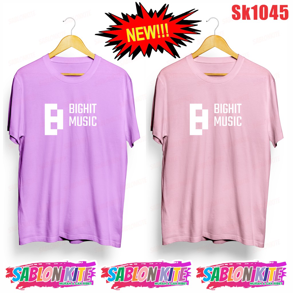 MURAH!!! KAOS BIG HIT BIGHIT MUSIC BESAR SK1045 FG JK SG JH V UNISEX