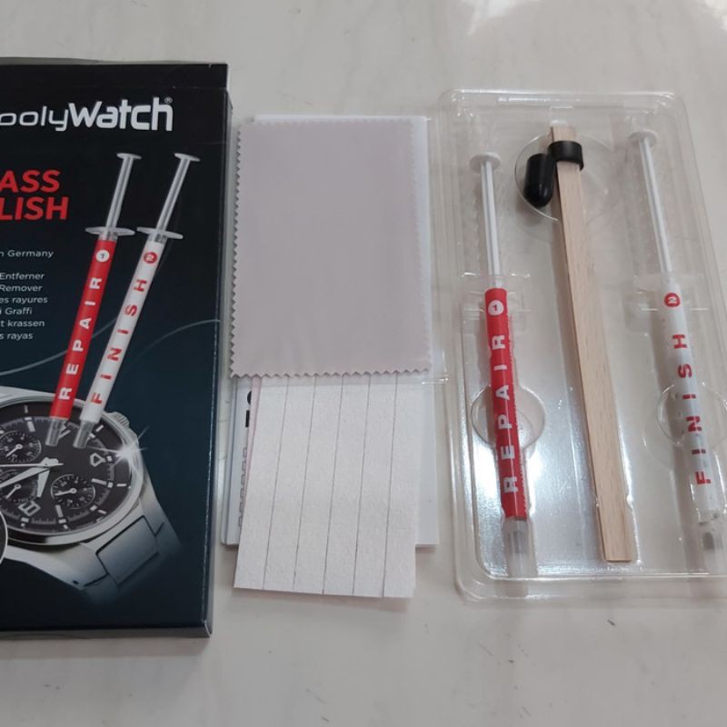 POLYWATCH SCRATCH REMOVER FOR CRYSTAL GLASS / PENGHILANG GORESAN