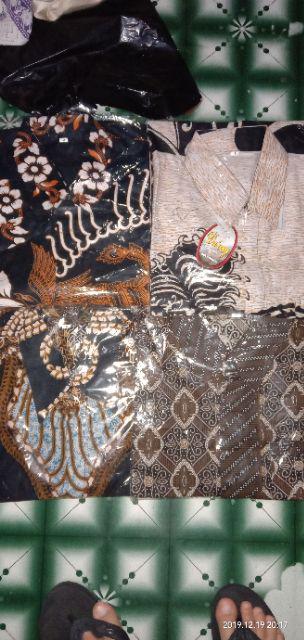 Kemeja Batik Pria Lengan Panjang Motif Sby An