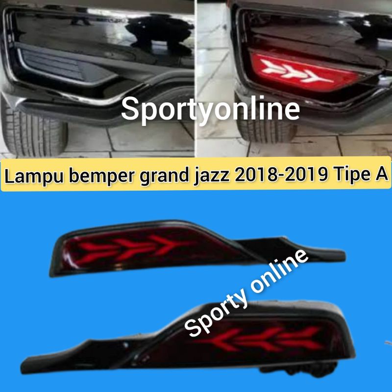 Lampu bumper belakang allnew jazz 2019 led c.o.b  tipe B