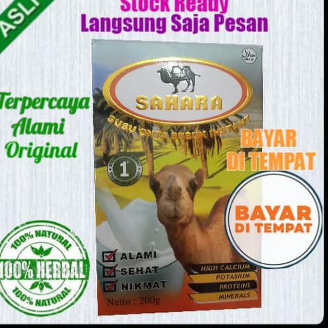 

Terdepan Susu Unta Sahara plus Colostrum 1 kotak 200 gram @@