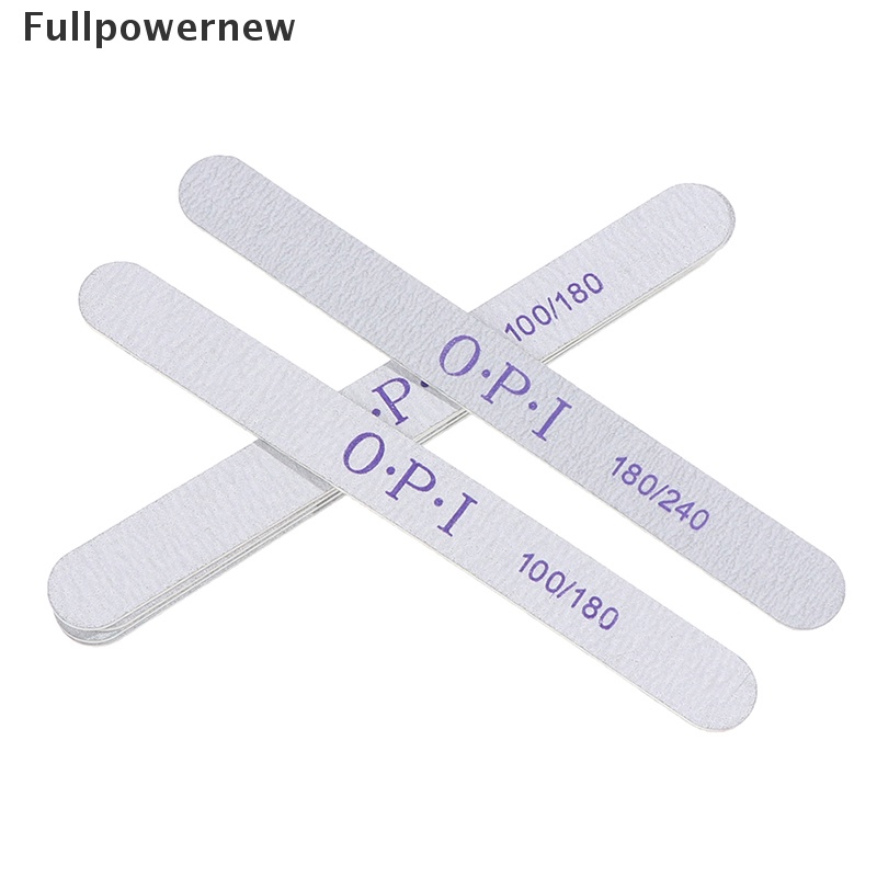 [FULL] 10Pcs  Nail File Thick Double Side Nail Art Sanding Buffer Files