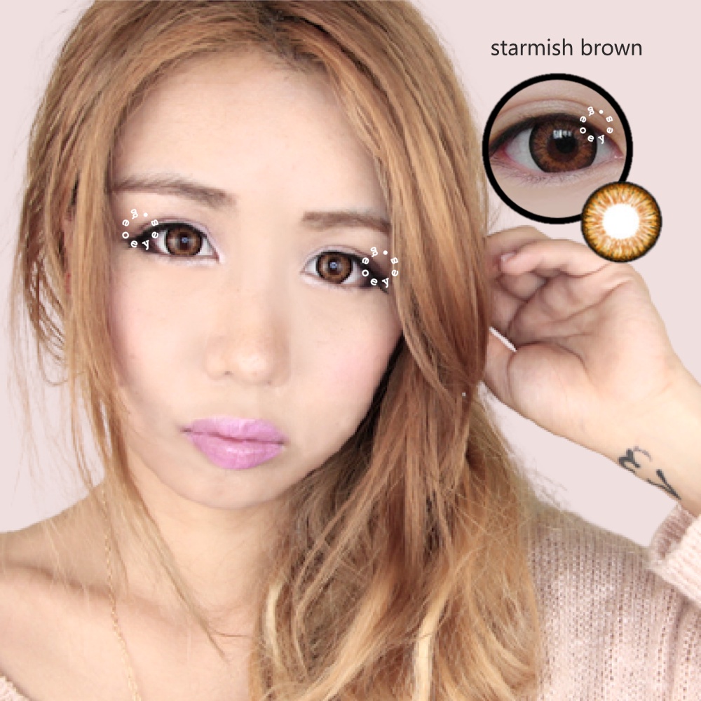 Softlens Princess Mimi Starmish Brown - Big Eyes Lens