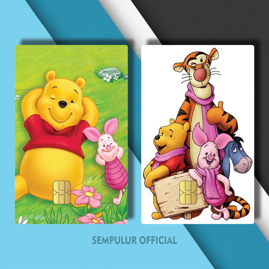 GARSKIN CARD ANIME KARTUN WINNIE THE POOH U8ROI/RMY69/ STIKER ATM KARTUN GAMBAR WINNIE THE POOH / GA