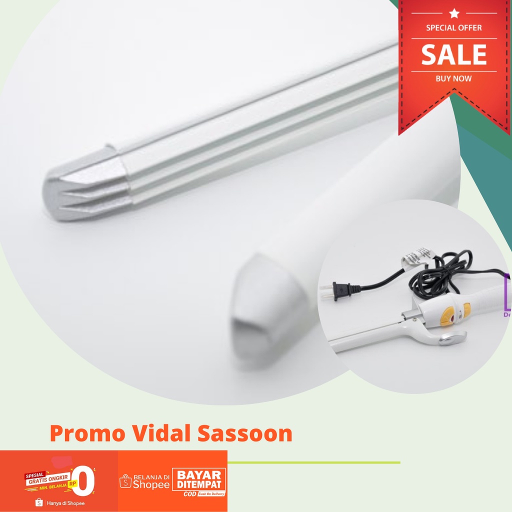 CATOKAN RAMBUT CURLY TEMPERATUR - Promo Vidal Sassoon Catok Rambut GerigiCatok Rambut Keriting[R1X5]