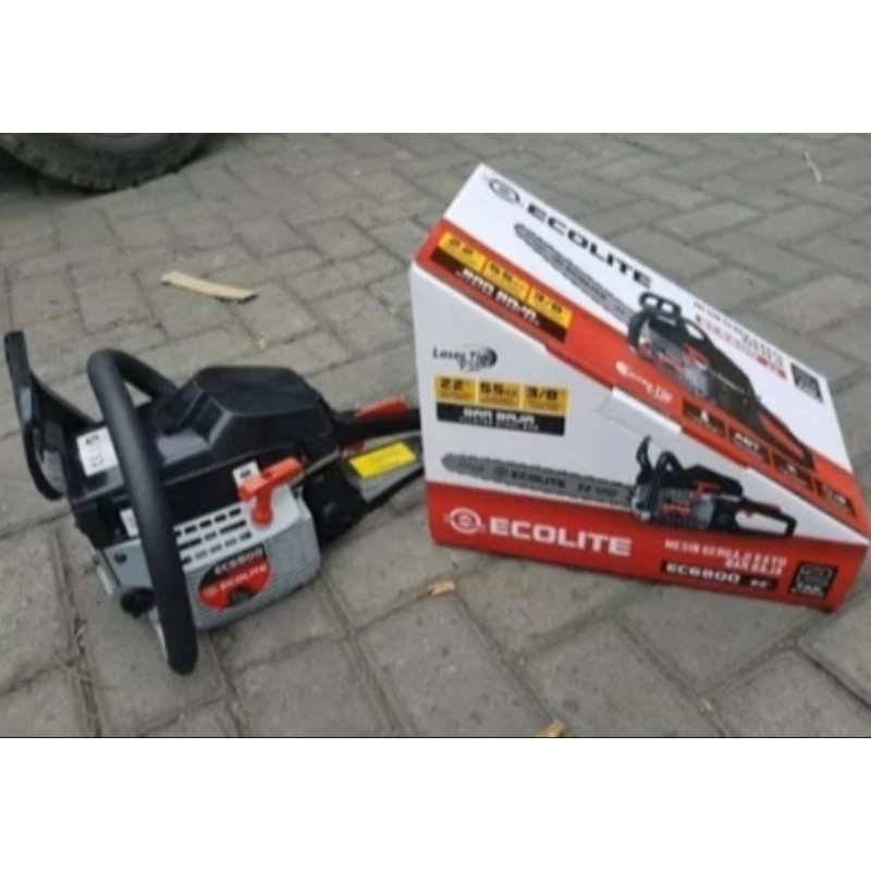 chainsaw mini ecolite ec6800 /mesin gergaji kayu bar baja ecolite ec6800 22inch