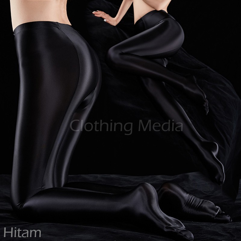 Pantyhose Premium Warna Satin Celana Stocking Glossy Silky Halus Ketat Elegan