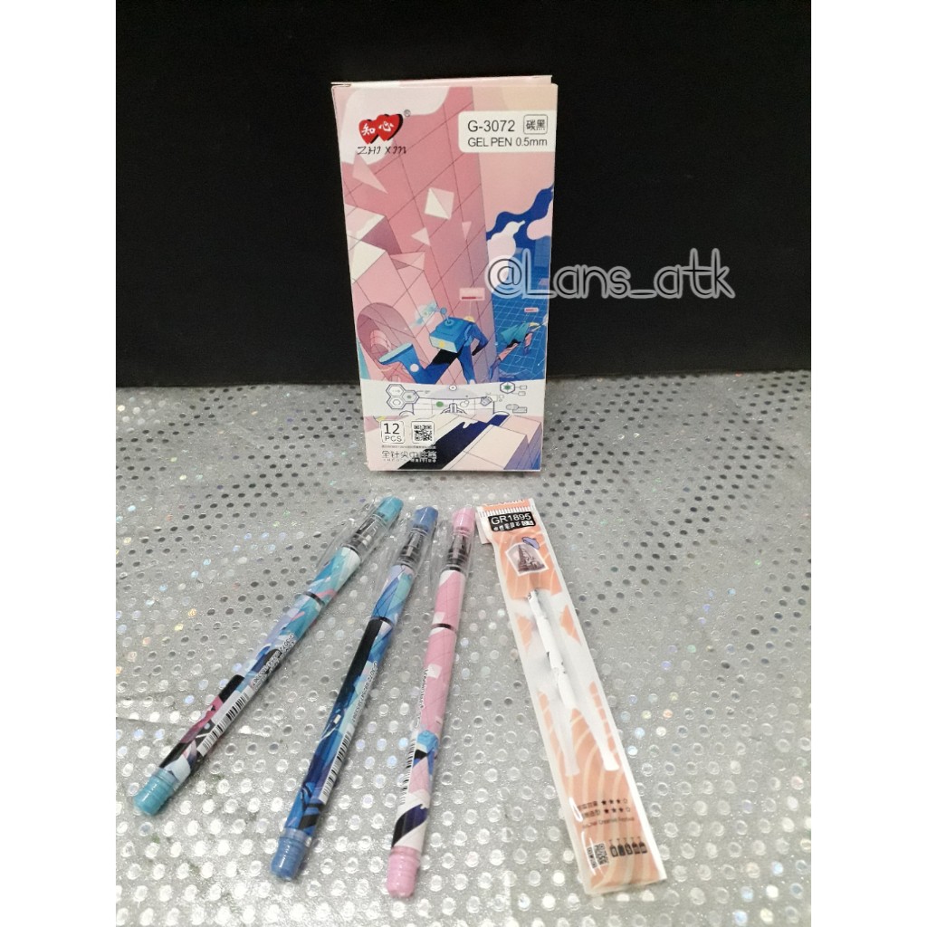 

Pulpen Lovein Zhi Xin / Gel Pen Lovein ZhiXin G-3072 0.5mm