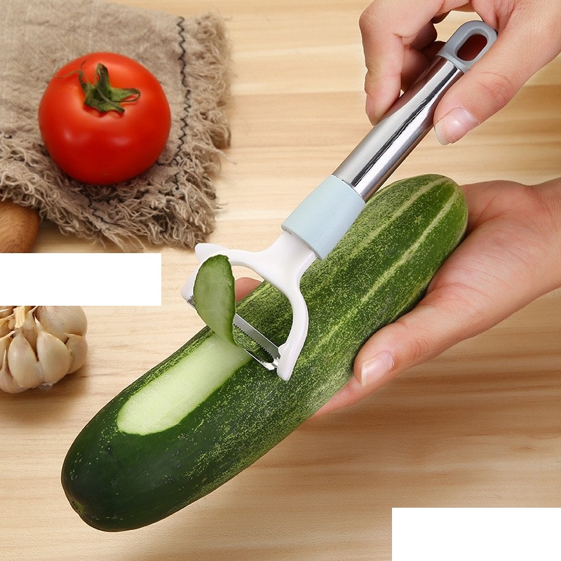 PISAU KUPAS BUAH STAINLESS PVC / PISAU SAYUR PEELER KNIFE | FADHILAH SHOP BJB