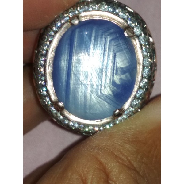 batu blue safir star Burma jumbo