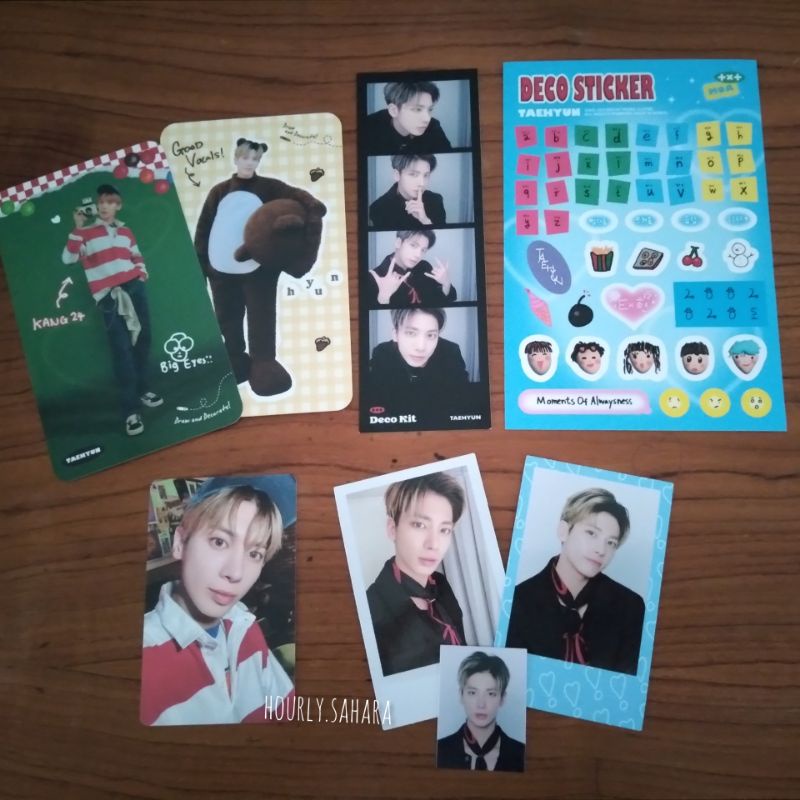 PC SET DECO KIT TXT YEONJUN SOOBIN BEOMGYU TAEHYUN HUENING KAI