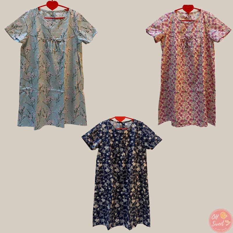 Daster asli katun jepang/piyama katun jepang/baju untuk ibu hamil dan menyusui/ daster katun lokal