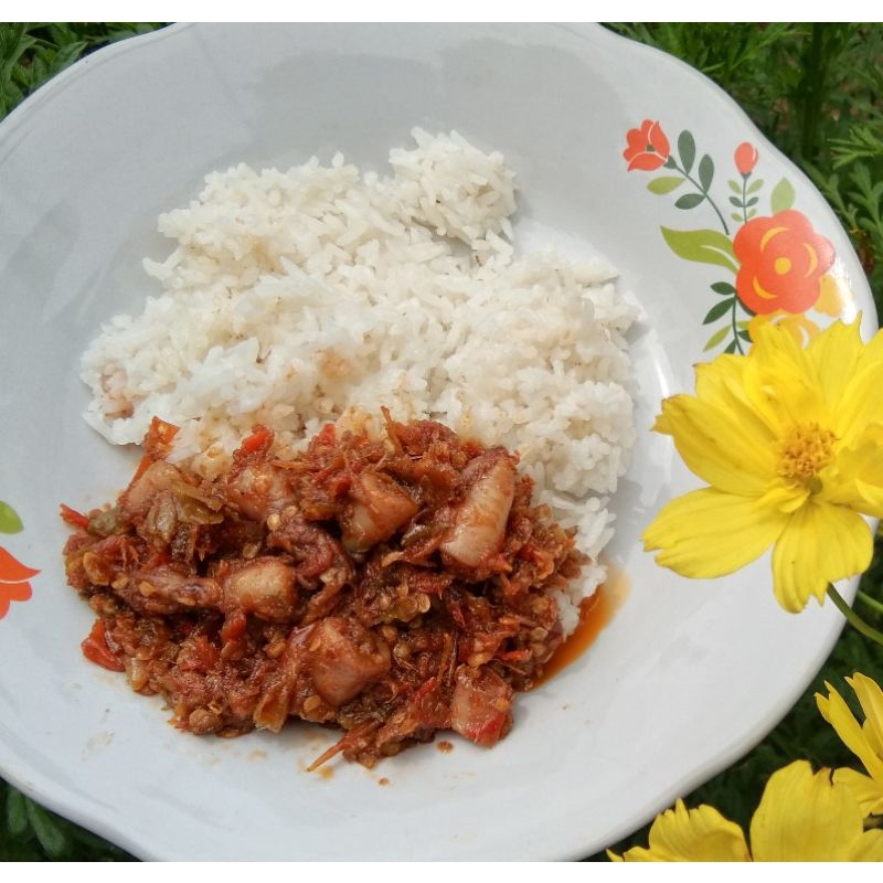 

Sambal Cumi enak/sambal cumi asin wangi/sambal banten/sambal penambah napsu makan