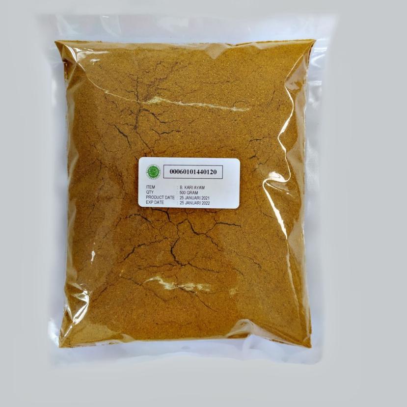 

[PRODUK FTWJ7] Kari Ayam Bubuk 500 gr Pure Asli 100% GKQ