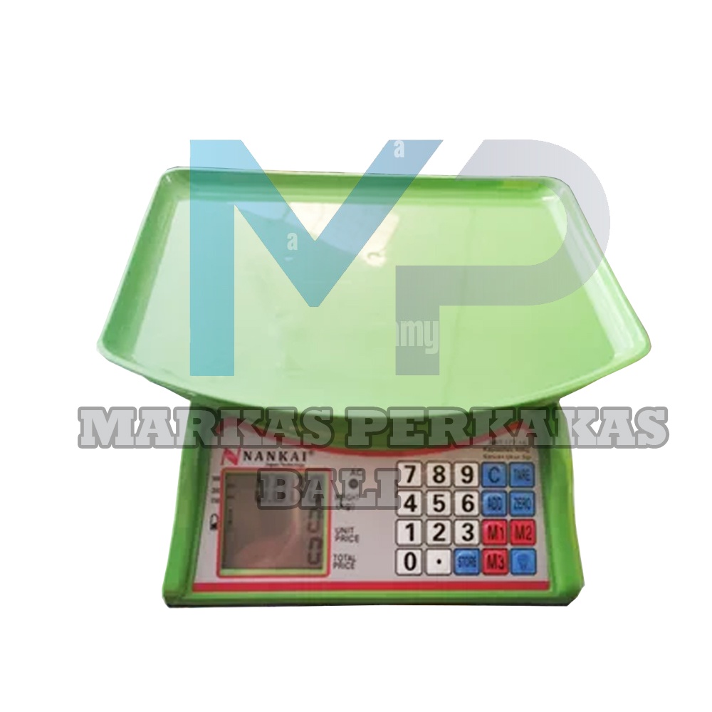 NANKAI 40 KG Timbangan Duduk Digital 40kg/5 gram Prich Harga Kiloan Dapur Loundry Bisa Setting Harga