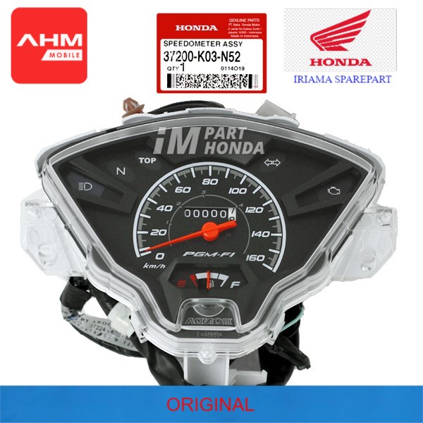 spedo meter - KILO meter REVO FIT FI INJEKSI 37200-K03-N52 ori ""