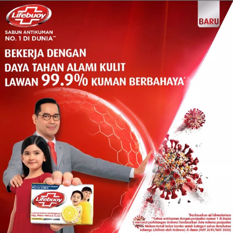 SABUN MANDI CAIR LIFEBUOY LEMON FRESH (KUNING) 825ML / SABUN MANDI CAIR / LIFEBUOY