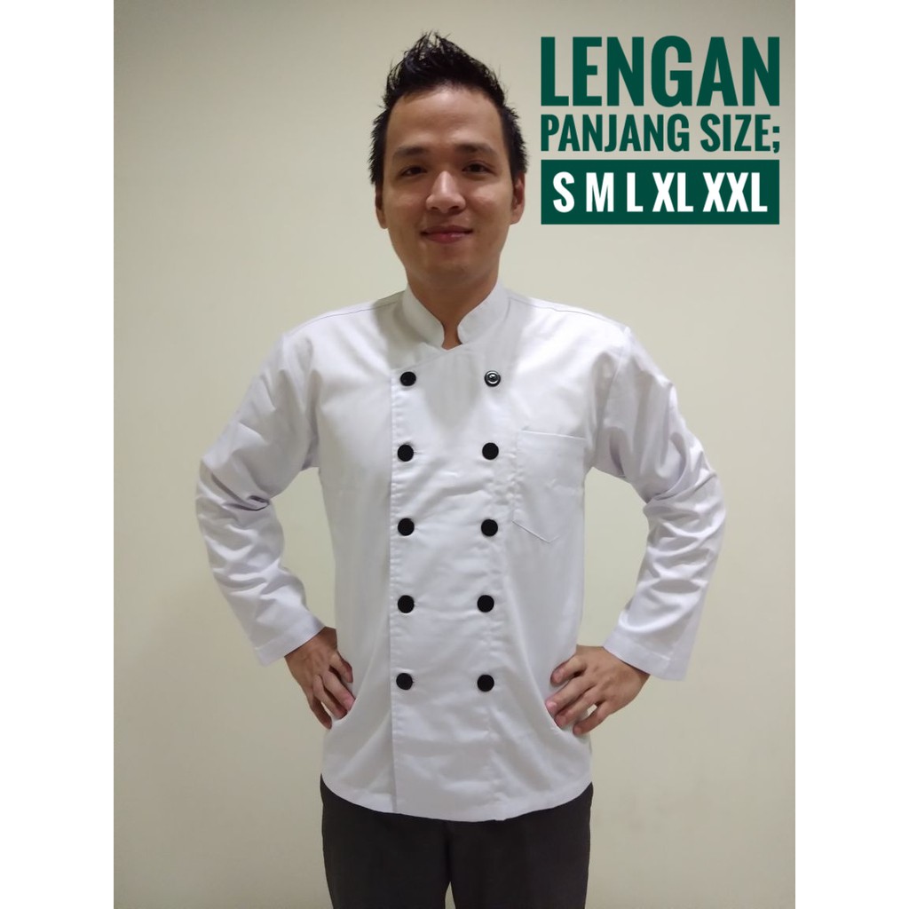 Baju Chef Klasik Lengan Panjang Untuk Wanita Shopee Indonesia