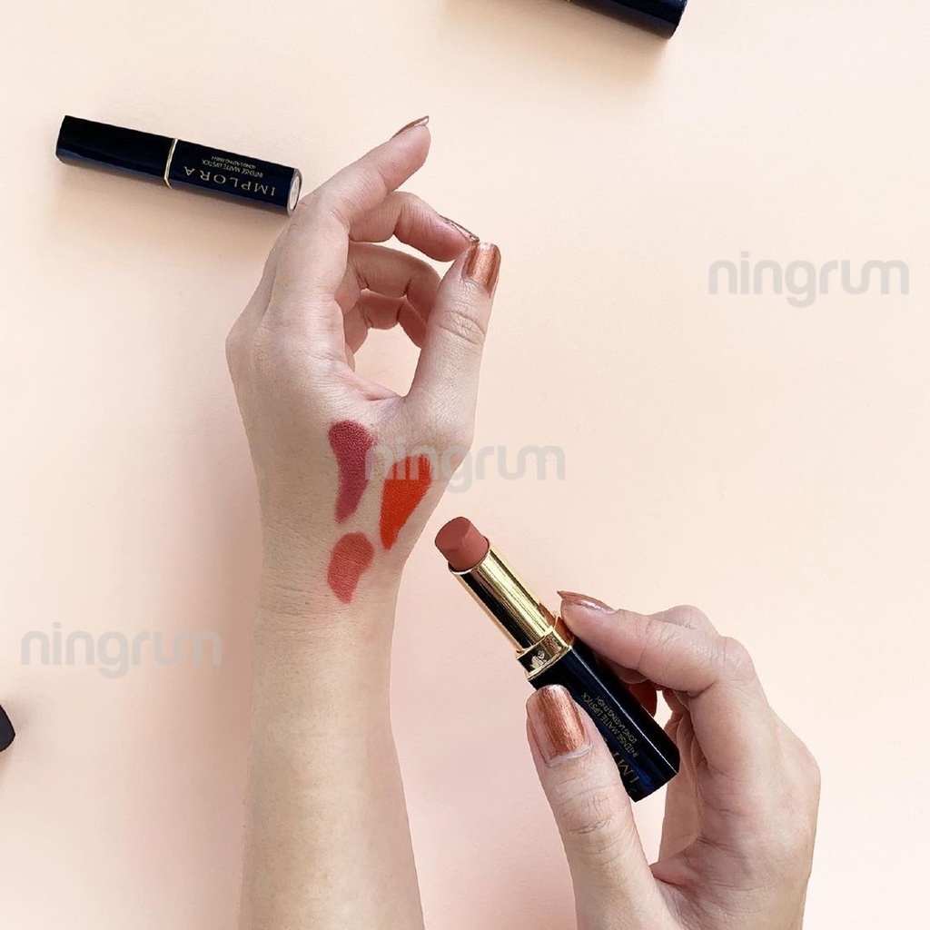 Ningrum - Implora Lipstick Intense Matte - Lipstick Long Lasting Finish Implora Lipstick 100% Original BPOM - 5103