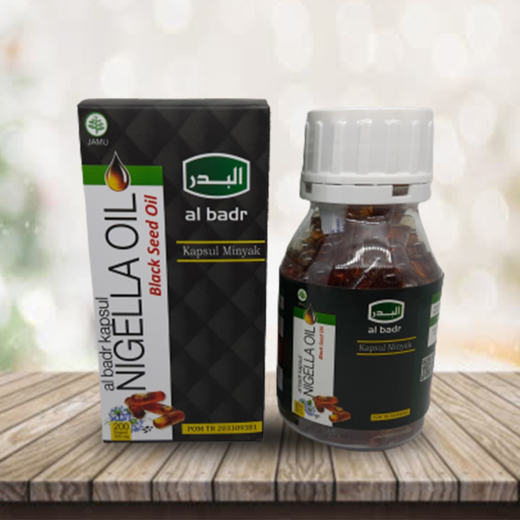 Kapsul Minyak Habbatussauda Nigella Oil Al Badr 200 kapsul