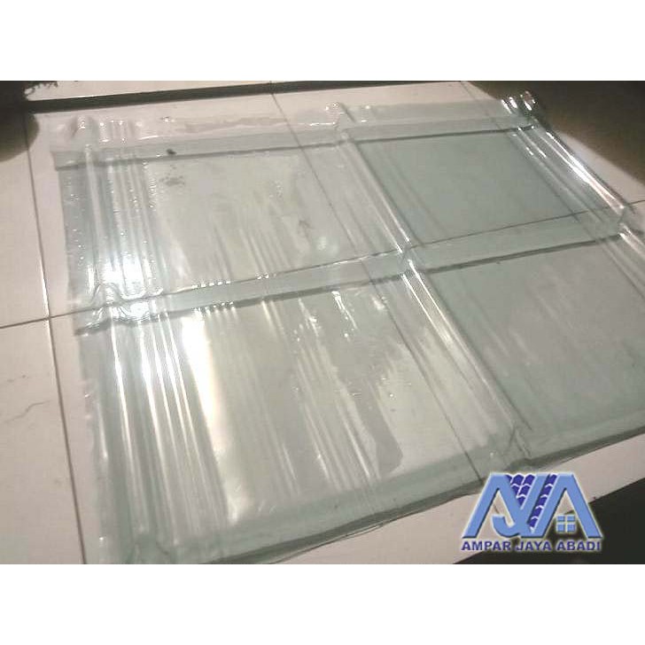 Genteng Transparan Minimalis 2x2 (PVC)