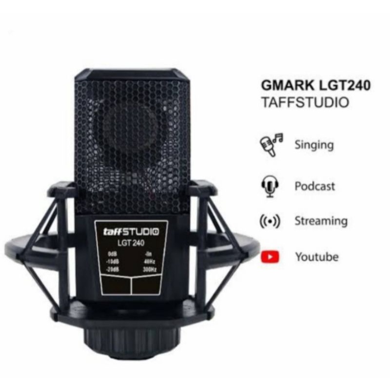 TAFFSTUDIO LGT-240 CONDENSER MICROPHONE