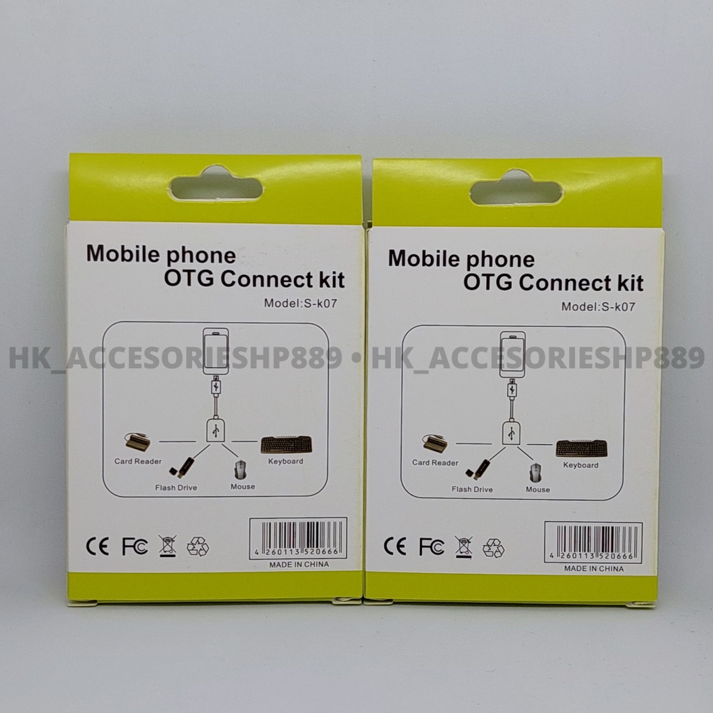 Mobile Phone OTG Connect Kit Model S-K07 Micro USB / TYPE C