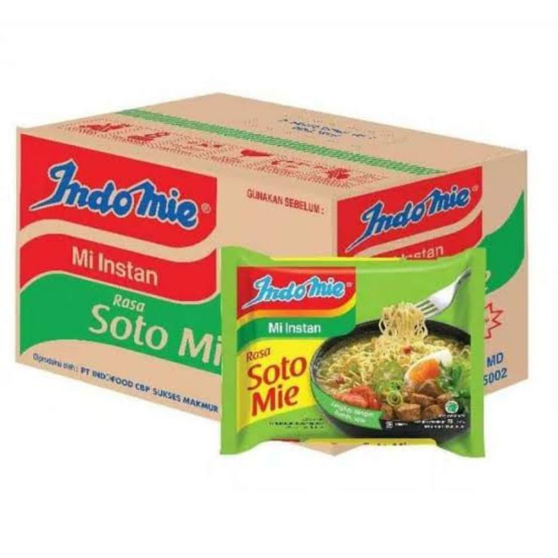 

Indomie Soto Mie 1 Dus (isi 40pcs)