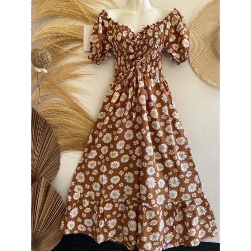 luna dress kerut rayon bali