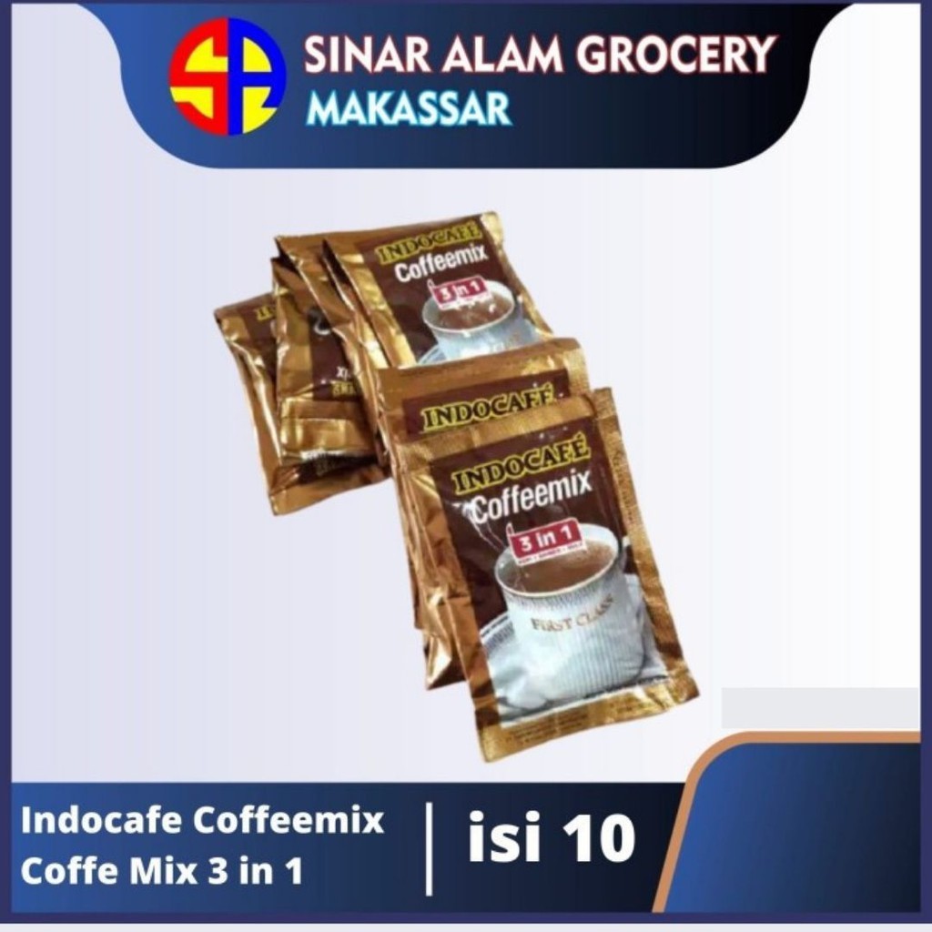 

Indocafe Coffeemix Coffe Mix 3 in 1 isi 10