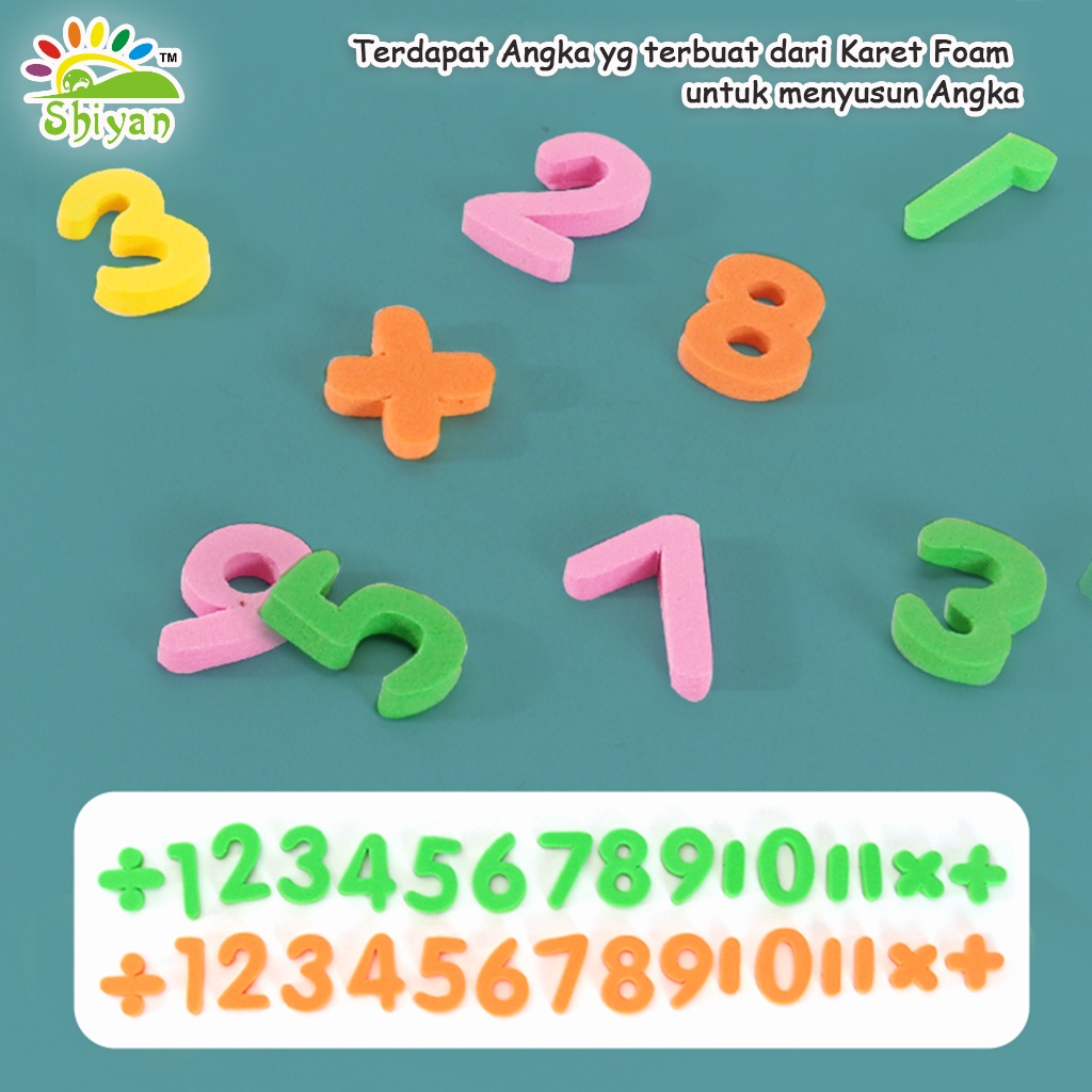 [Shiyan] mainan edukasi matematika dengan box dan papan tulis mini arithmetic box education toys
