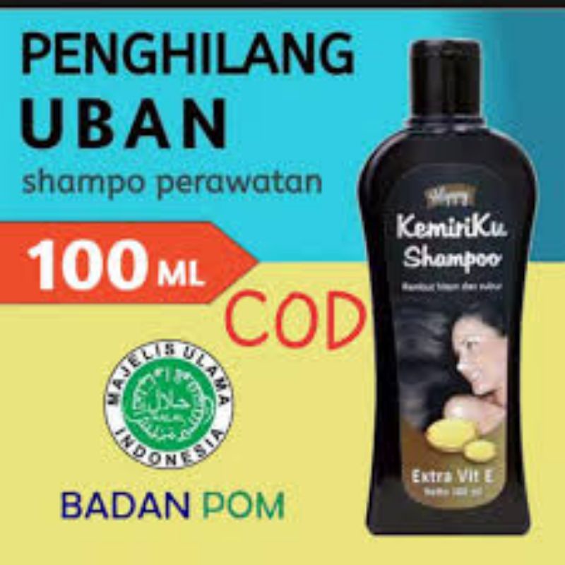 (bisa cod ) ORI happy kemiriku shampoo penghilang uban + FREE BUBBLE WRAP