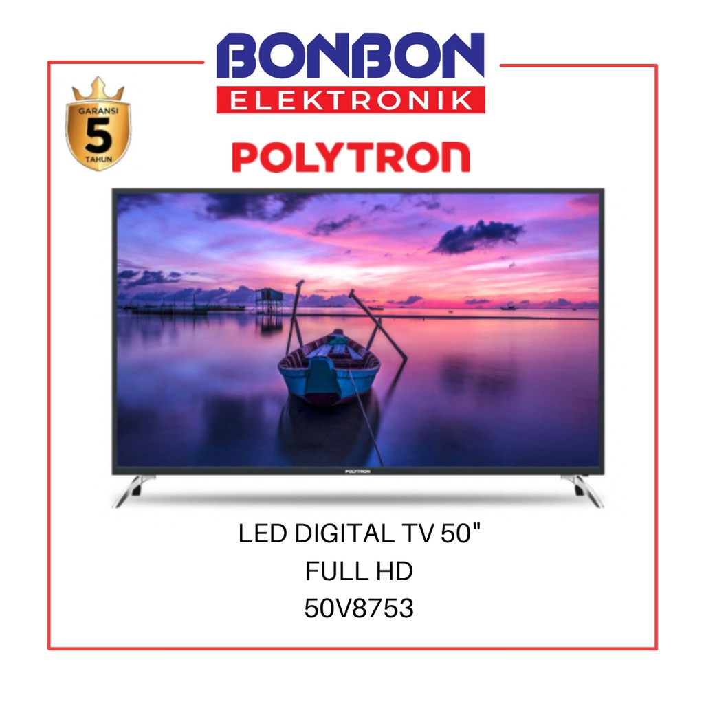 Polytron LED Digital TV 50 Inch 50V8753