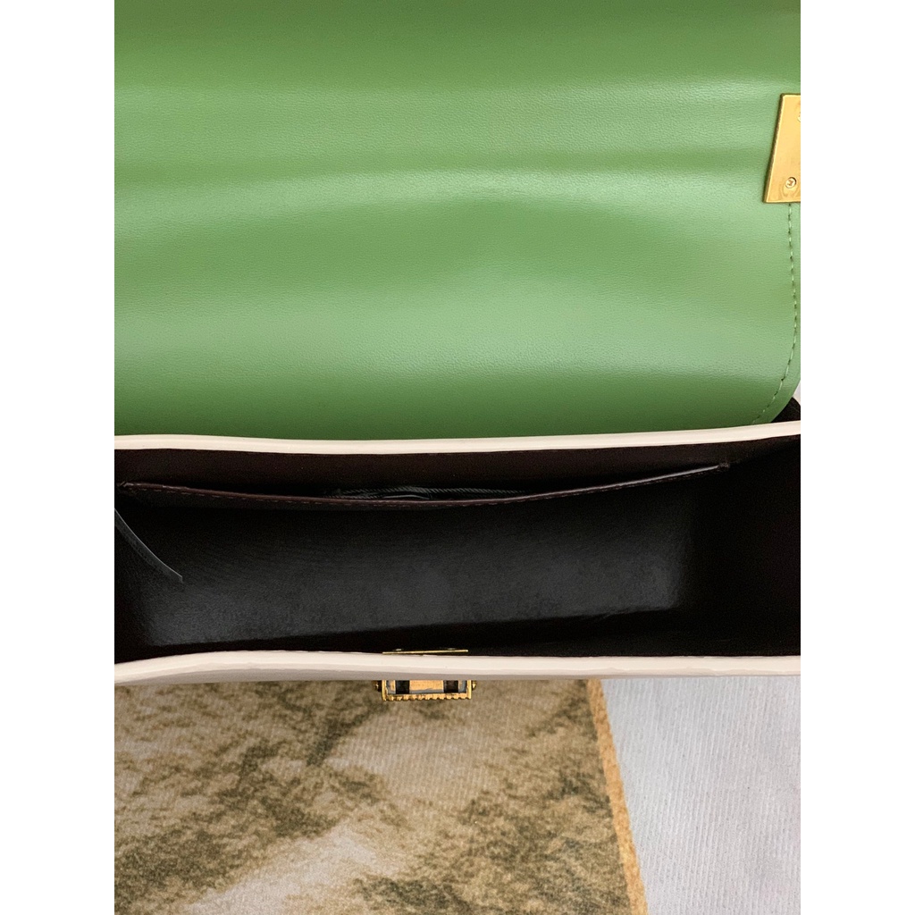 TAS WANITA CK802 CK METALLIC PUSH LOCK SHOULDER BAG PREMIUM IMPORT | CHARLES & KEITH