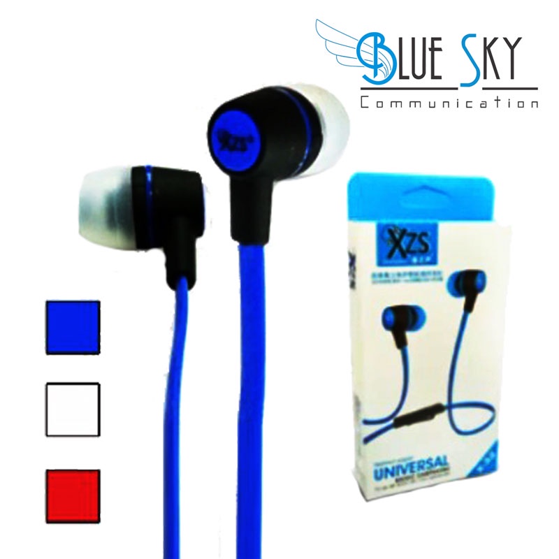 HEADSET EARPHONE XZS X-32 X32 JACK 3.5MM JERNIH BASS