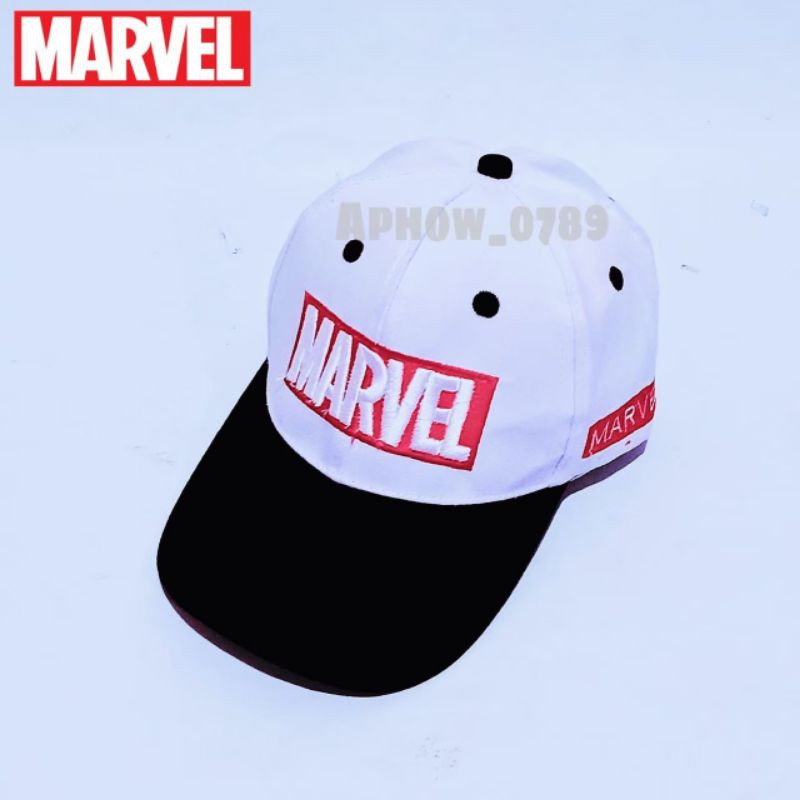 Topi Anak bordir marvel real pict Usia 2-10thn