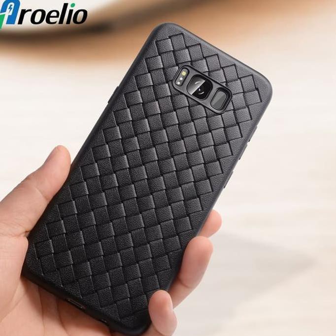 CASE SAMSUNG J5 2016 J510 SOFTCASE CASING BACK COVER TPU LEATHER WOVEN