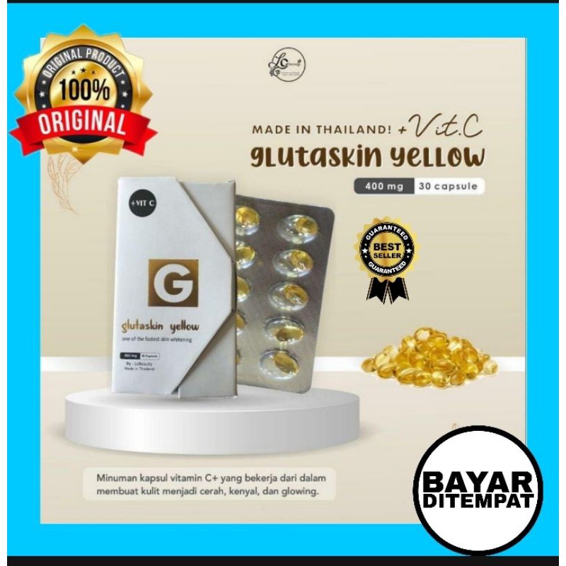 Glutaskin Gluta skin Yellow LCBEAUTY LC BEAUTY PEMUTIH KULIT Original