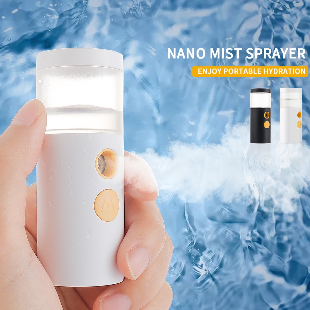 Nano Spray Wajah Portable Mini USB Mist Sprayer Pelembab Wajah Perawatan Humidifier Cute Pet Handheld USB Water Replenishment Instrument