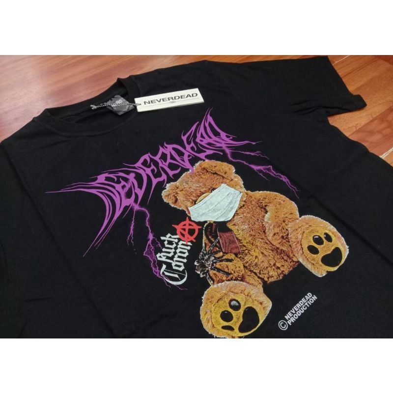 KAOS BEAR HITAM NVRD 08