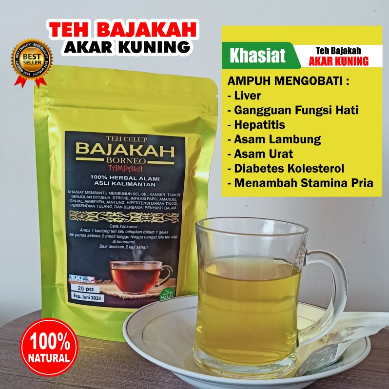 

Teh Kayu Bajakah AKAR KUNING Siap seduh Asli kalimantan 100% Original Untuk Stamina Pria, Liver, Diabetes, asma, antibiotik siap minum